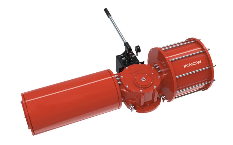 Scotch Yoke With Hydraulic Manual Handwheels